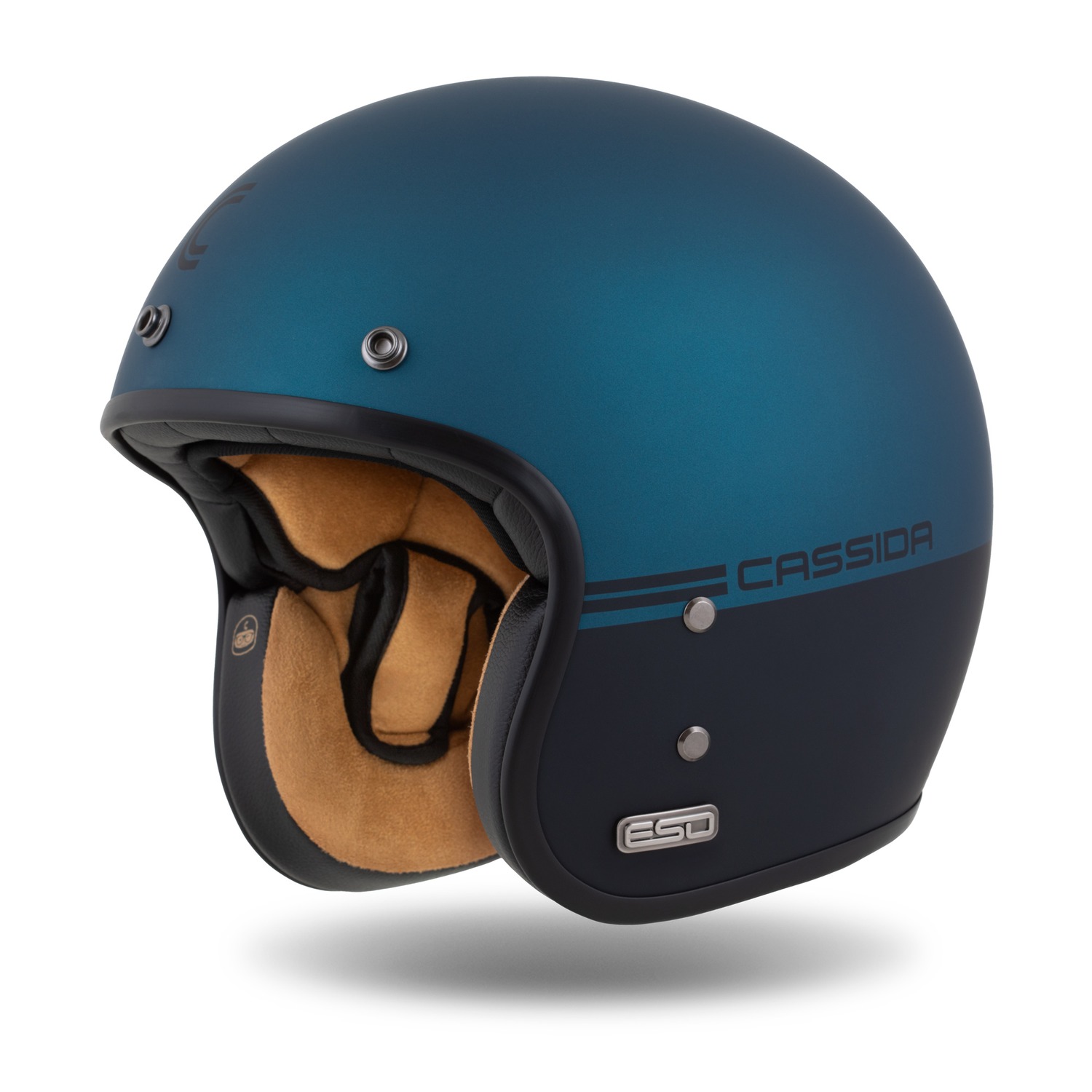 helmet Eso Super Hooligan, CASSIDA (black matt/metallic blue) 2025