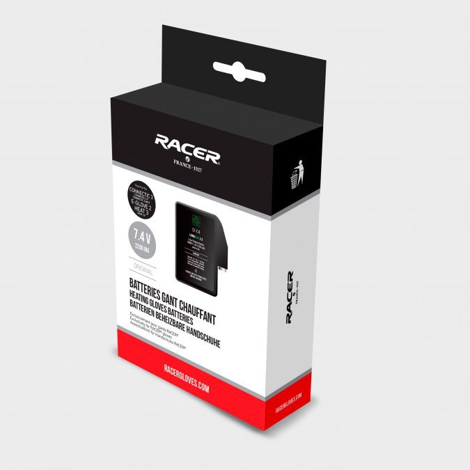batteries longlife, RACER (2pc in box)