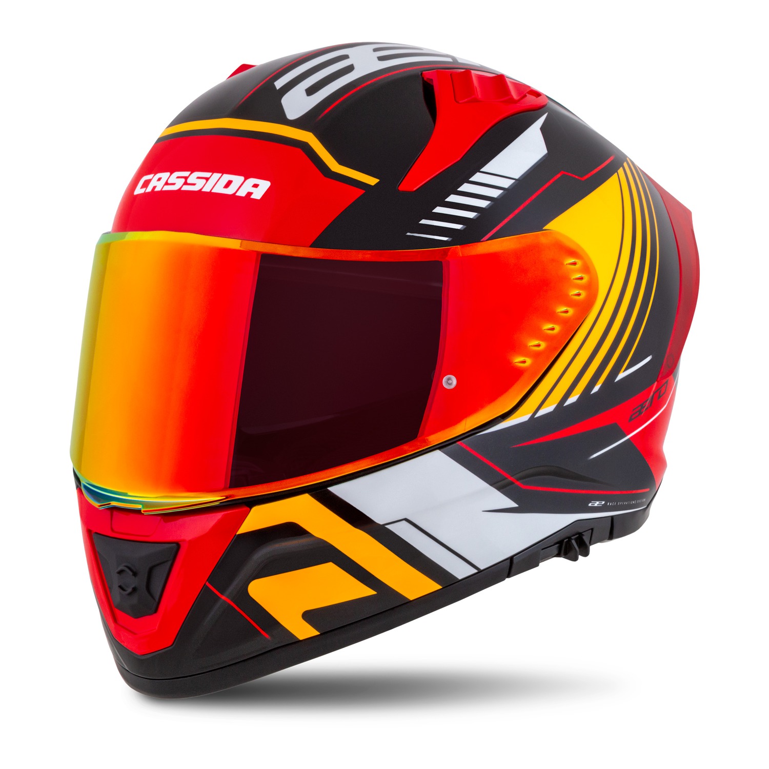 helmet Aero Drome, CASSIDA (black pearl/orange/red/white) 2025