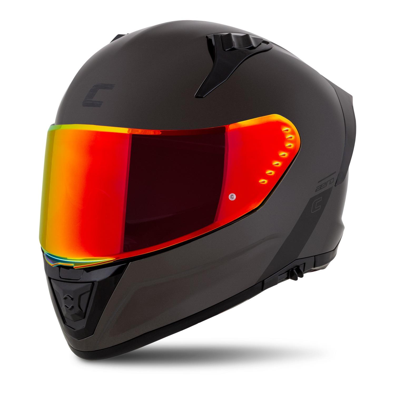 helmet Aero Super Solid, CASSIDA (dark chrome/black) 2025
