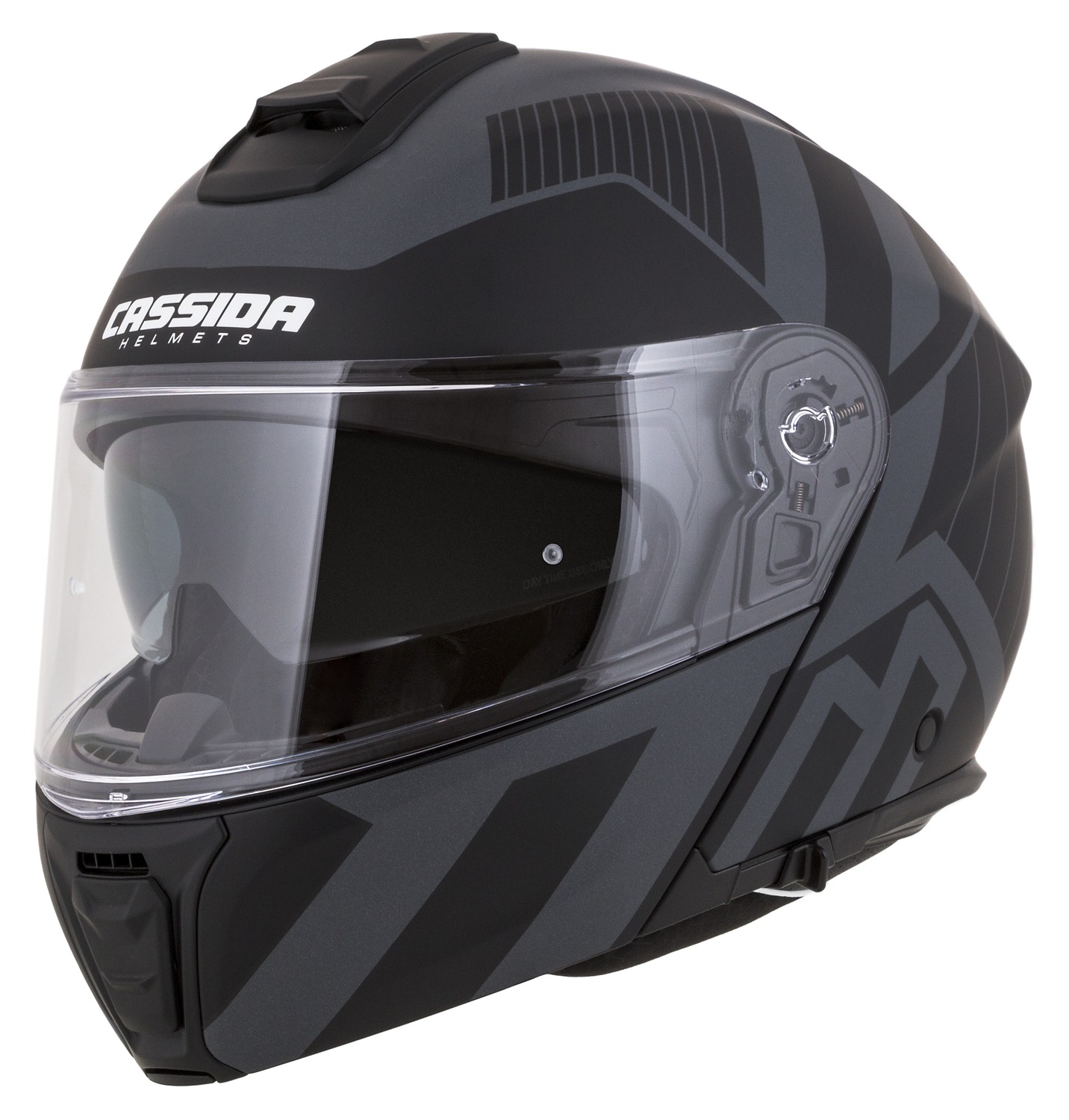 helmet Modulo 2.1 Profile Vision, CASSIDA (black matt/grey/reflective grey, Pinlock ready visor) 2025