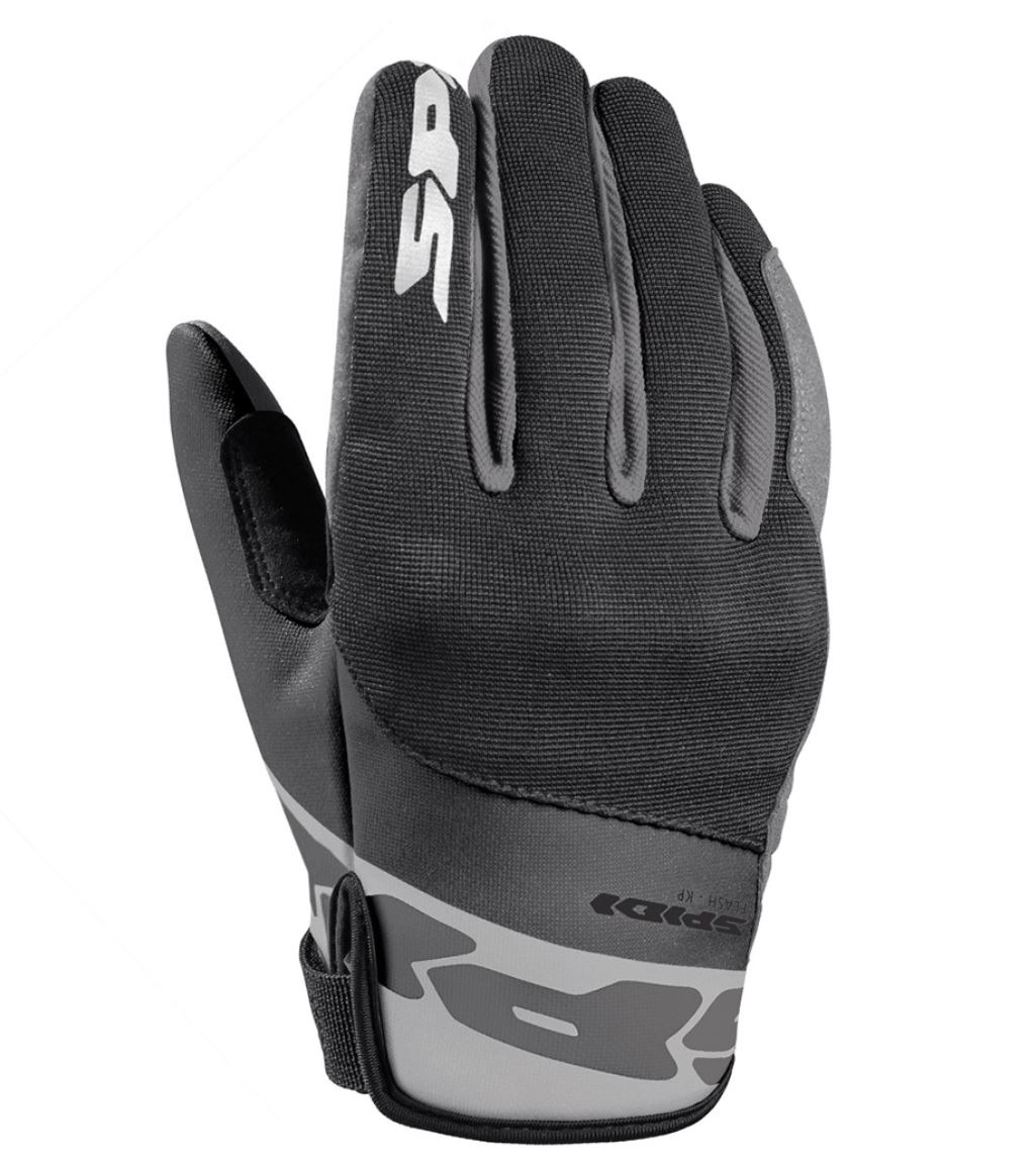 gloves FLASH KP 2023, SPIDI (black/grey)