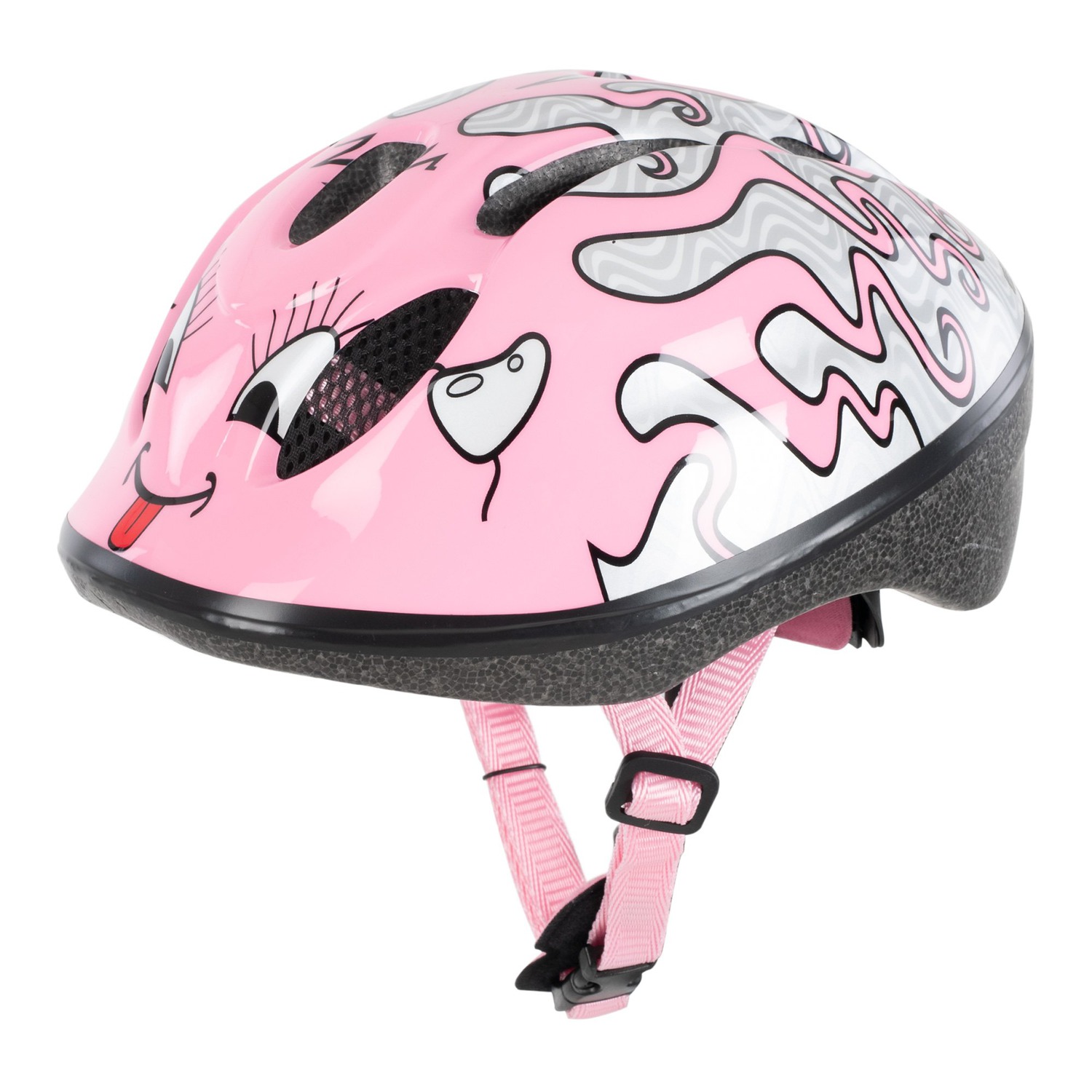 cycling helmet LITTLE MADAM, OXFORD, kids (pink/white)