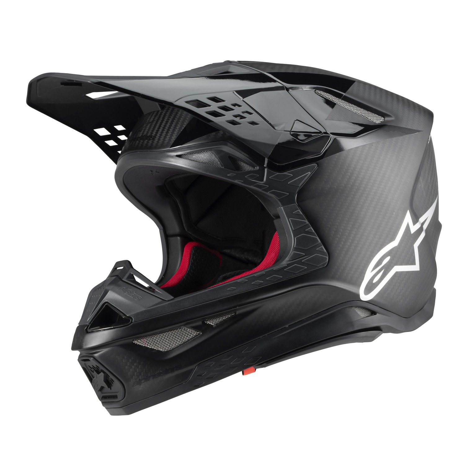 helmet SUPERTECH S-M10 FAME, ALPINESTARS (glossy carbon/matt carbon) 2025