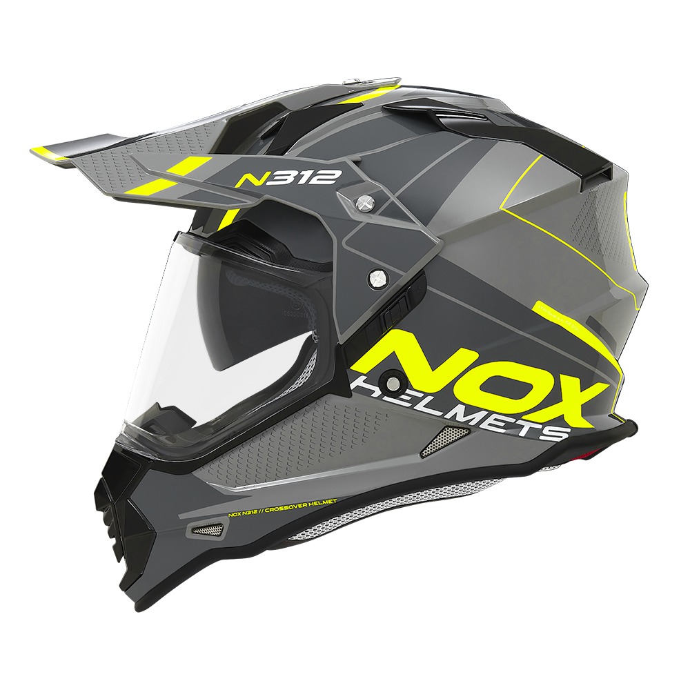 NOX HELMET TRAIL N312 DRONE nardo yellow