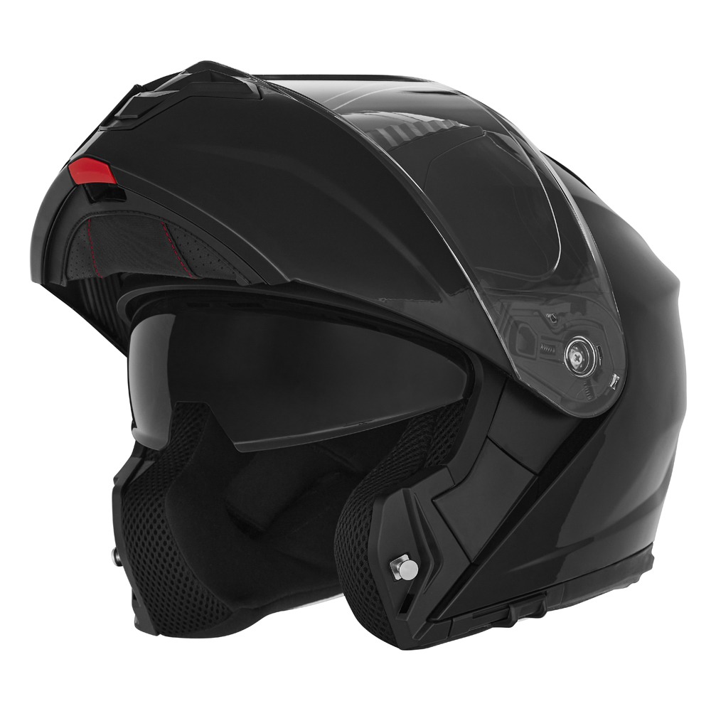 NOX FLIP-UP HELMET N968 SHINY BLACK