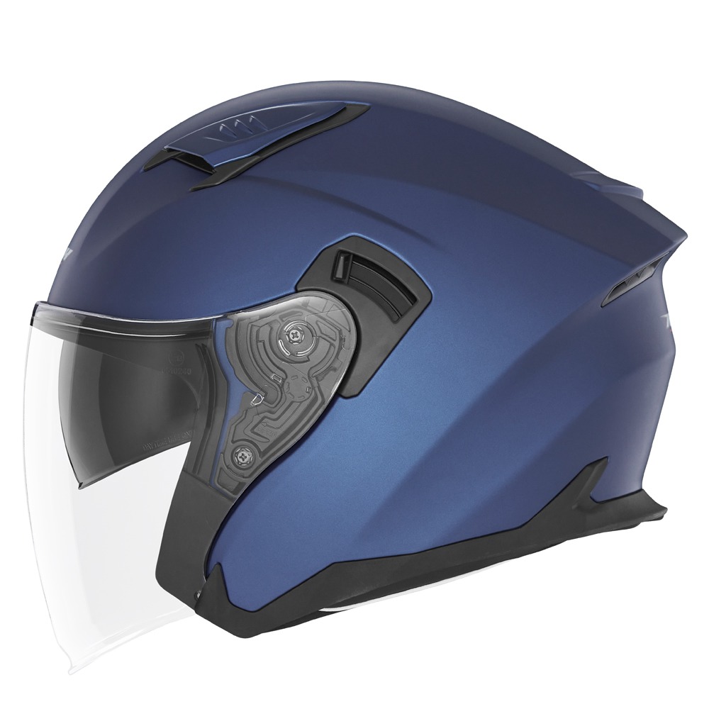 NOX HELMET JET N130 MATT METALLIC BLUE