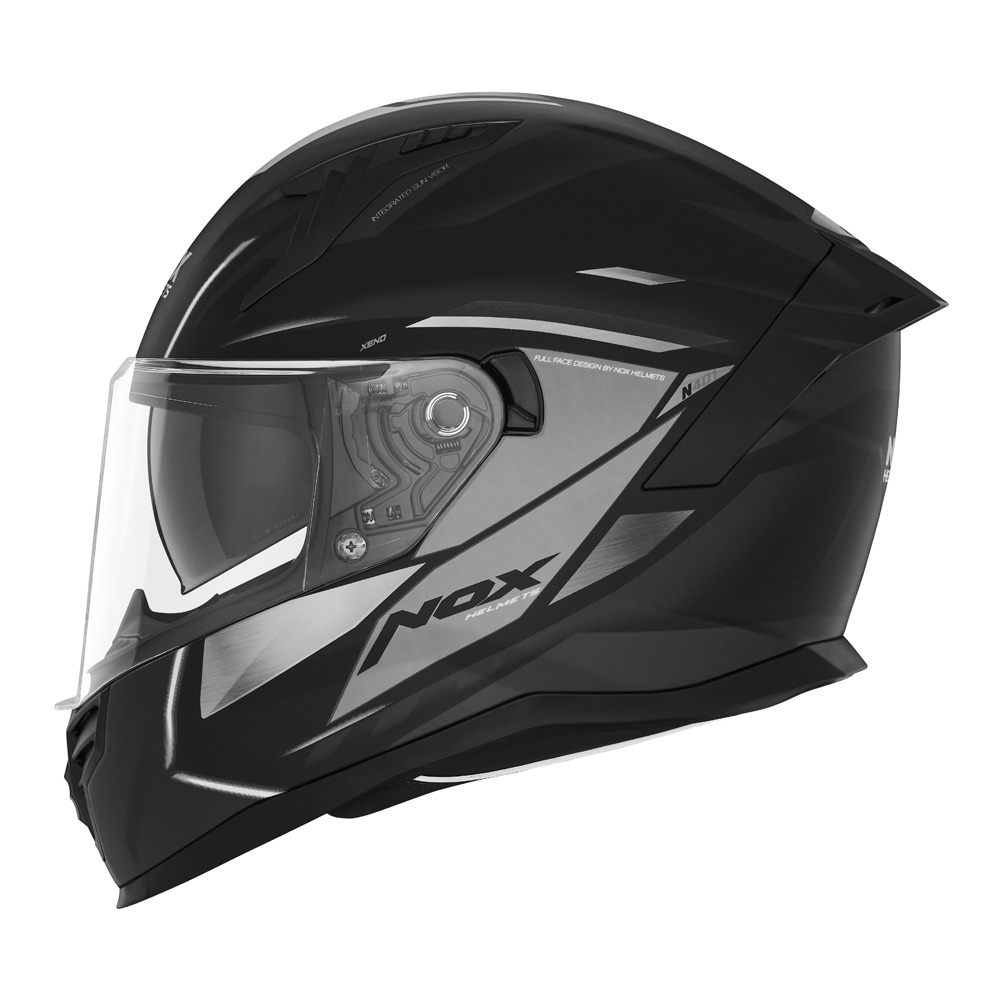 NOX HELMET FULL FACE N401 XENO MATT BLACK TITANIUM
