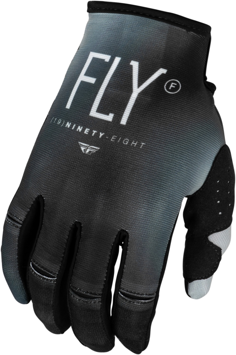 rukavice KINETIC PRODIGY, FLY RACING - USA 2024 dětské (černá/šedá)