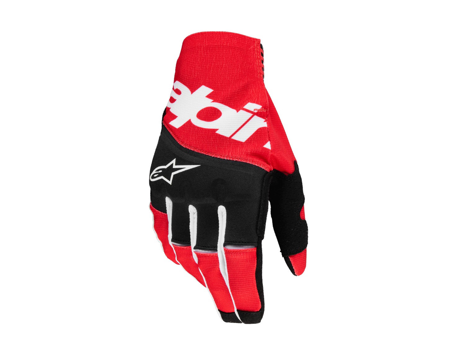 gloves TECHSTAR, ALPINESTARS (black/red) 2025