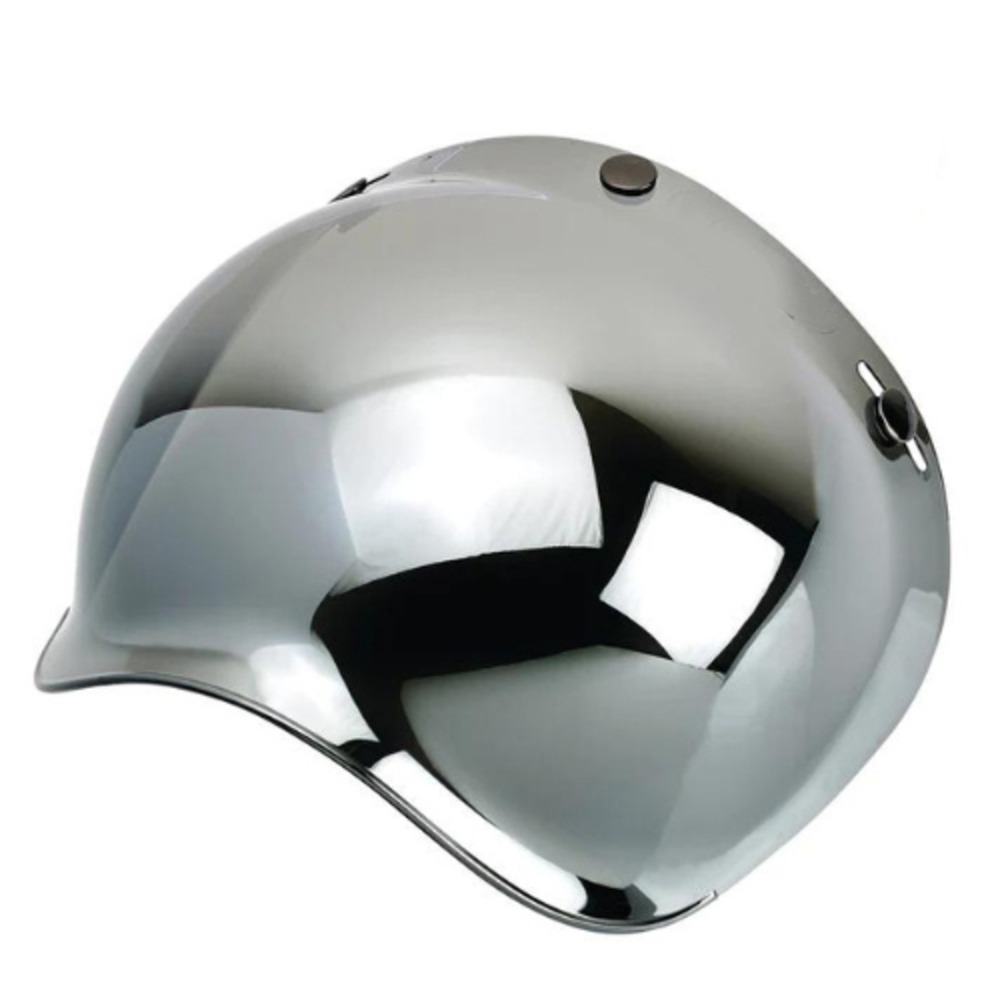 bubble visor (chrome)