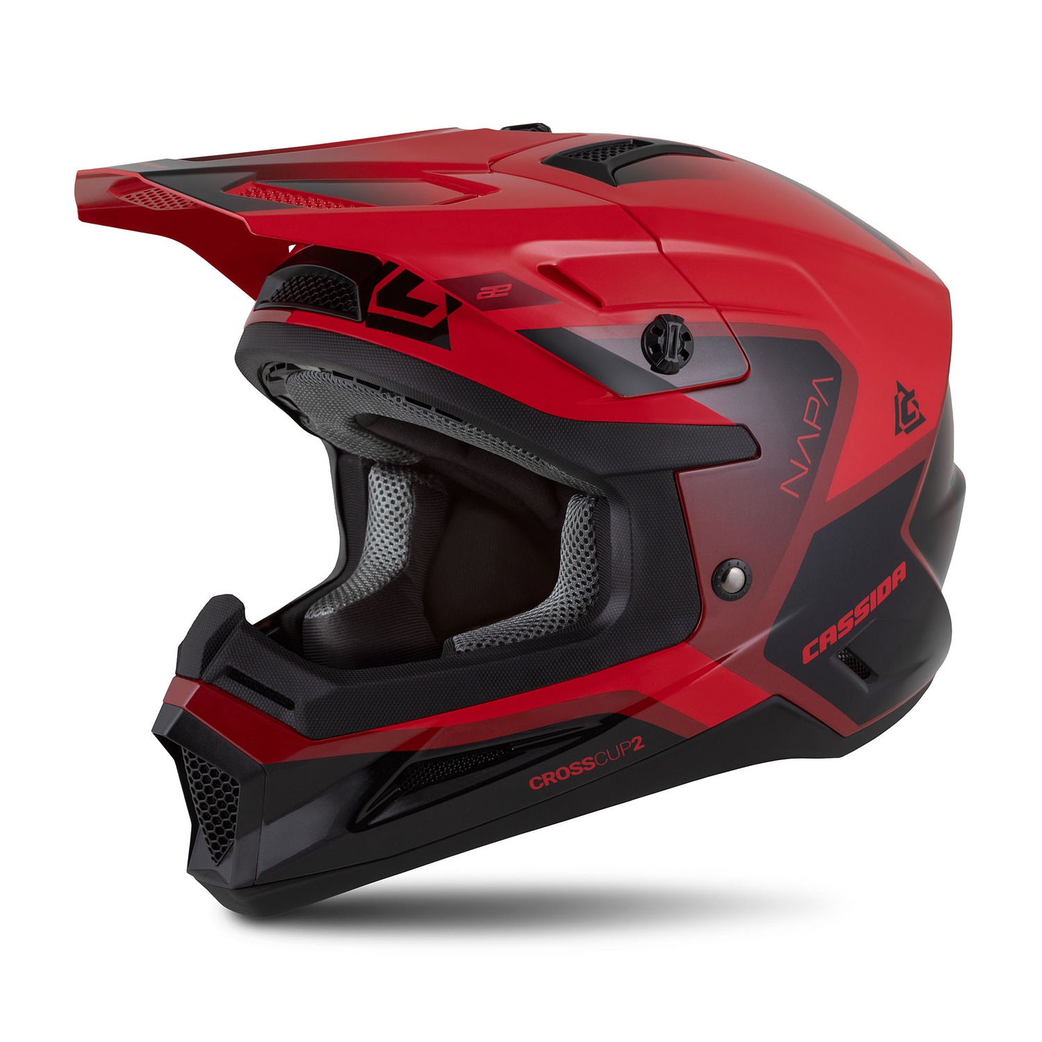 helmet Cross Cup 2 Napa, CASSIDA (pearl red/maroon/black) 2025