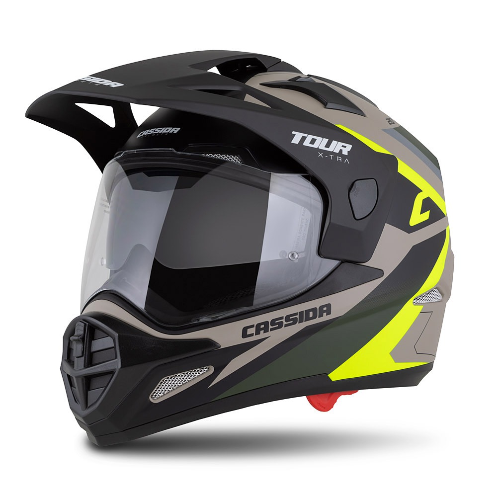 helmet Tour 2.0 X-tra, CASSIDA (/black matt peak, Pinlock ready visor) 2025