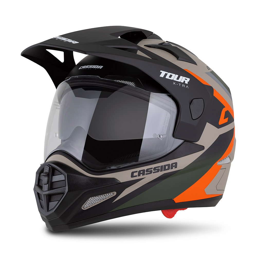 helmet Tour 2.0 X-tra, CASSIDA (/black matt peak, Pinlock ready visor) 2025