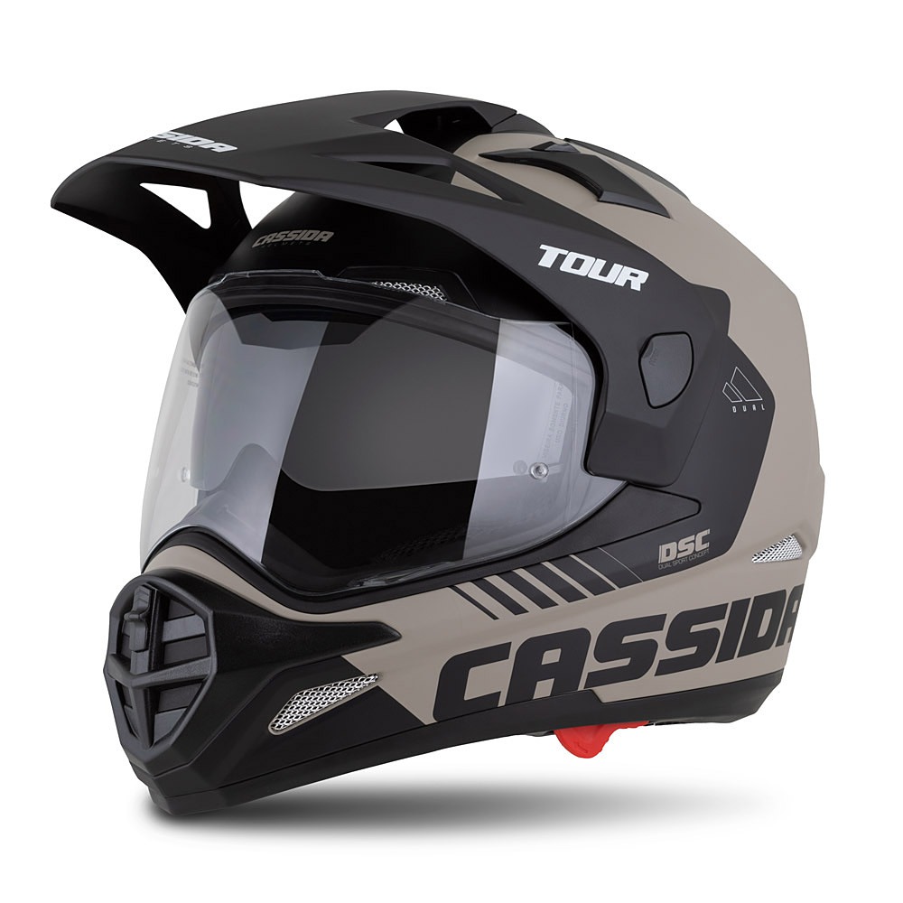 helmet Tour 2.0 Dual, CASSIDA (sand matt/black, Pinlock ready visor) 2025
