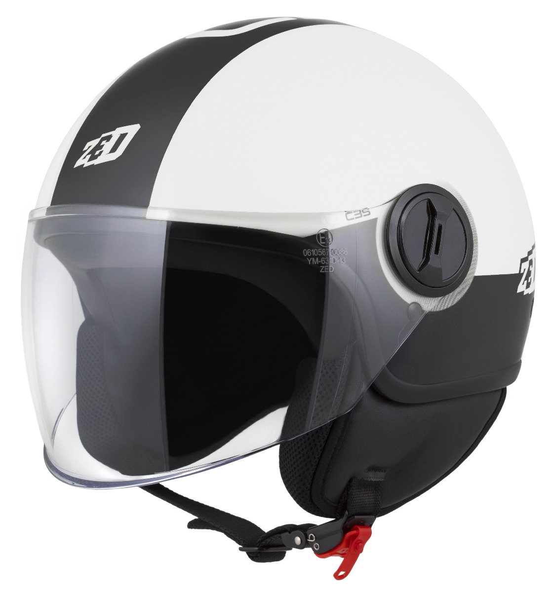 helmet C35, ZED (white/black) 2025