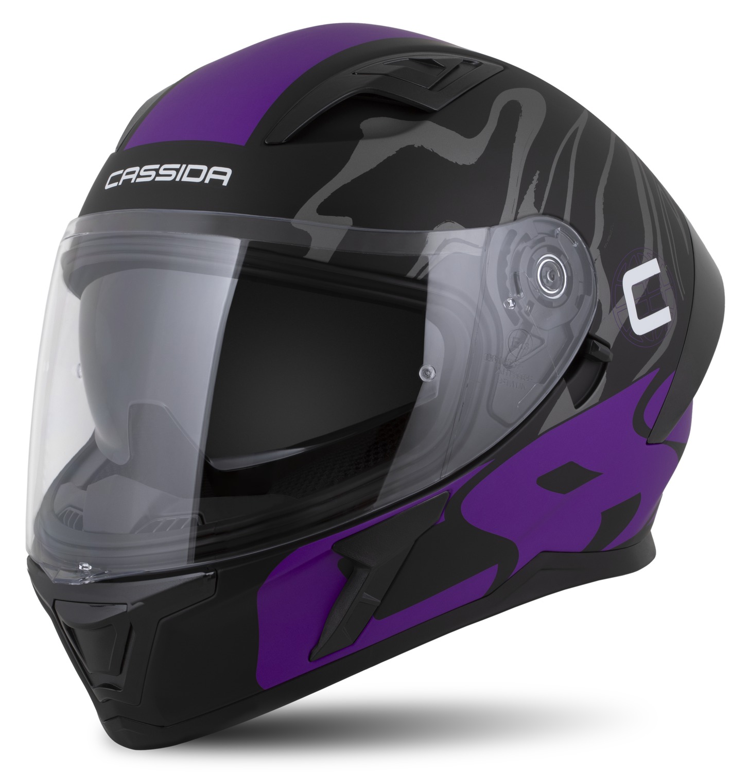 helmet Orbit Multivers, CASSIDA (black matt/purple/gray/white) 2025