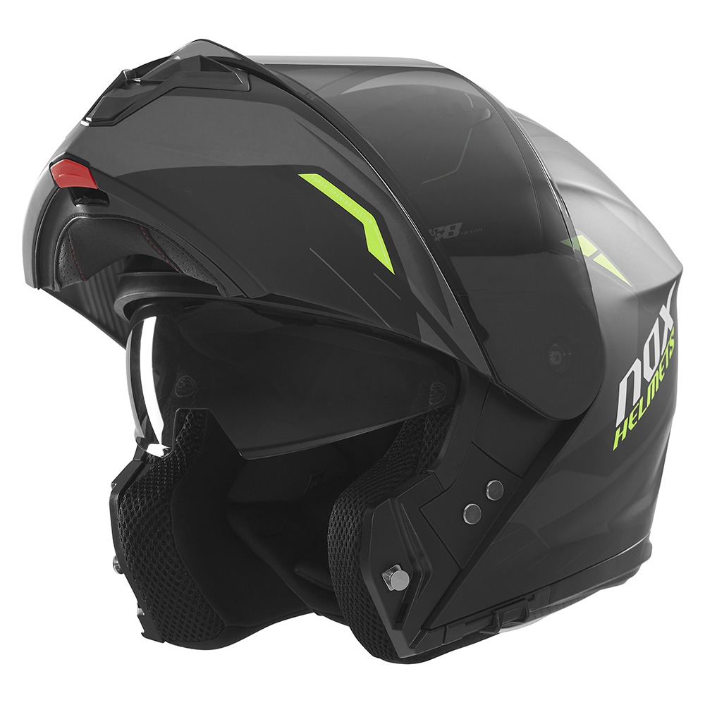 helmet N968 Ultra, NOX (black matt,yellow fluo) 2025