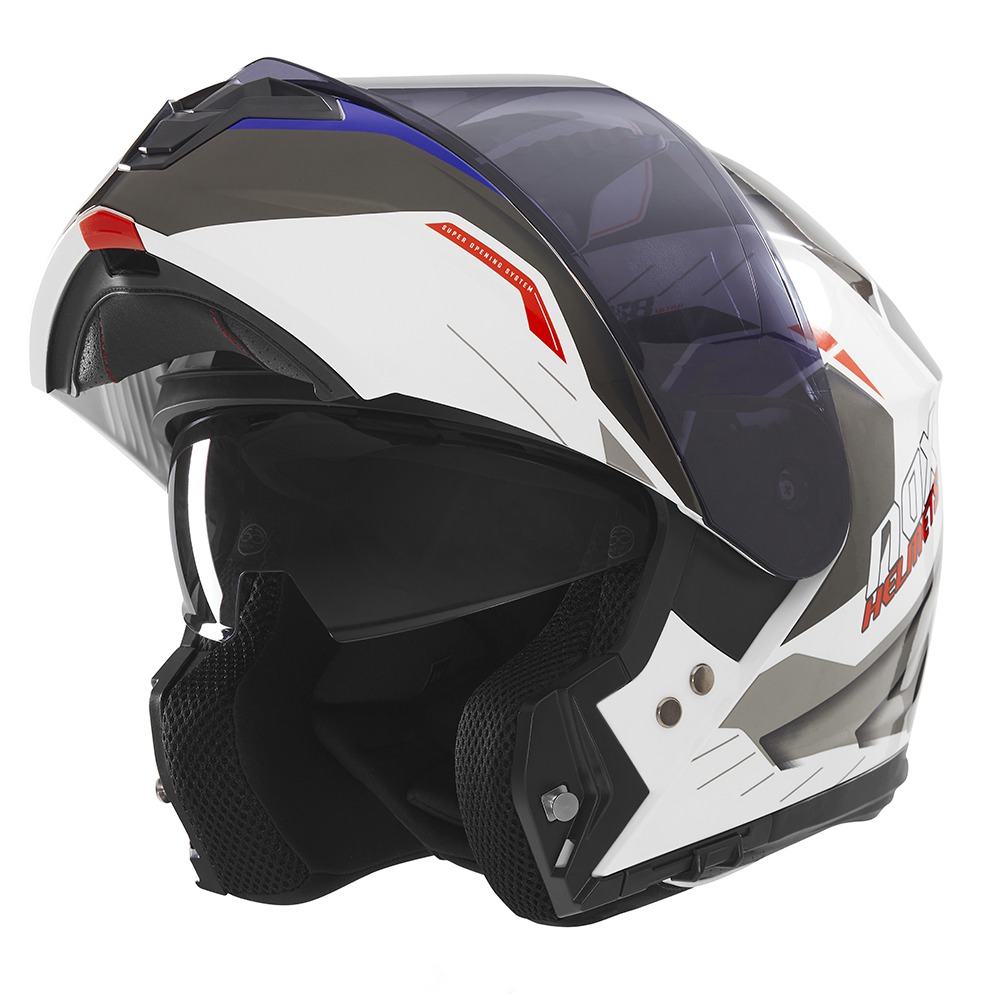 helmet N968 Ultra, NOX (white,brown) 2025