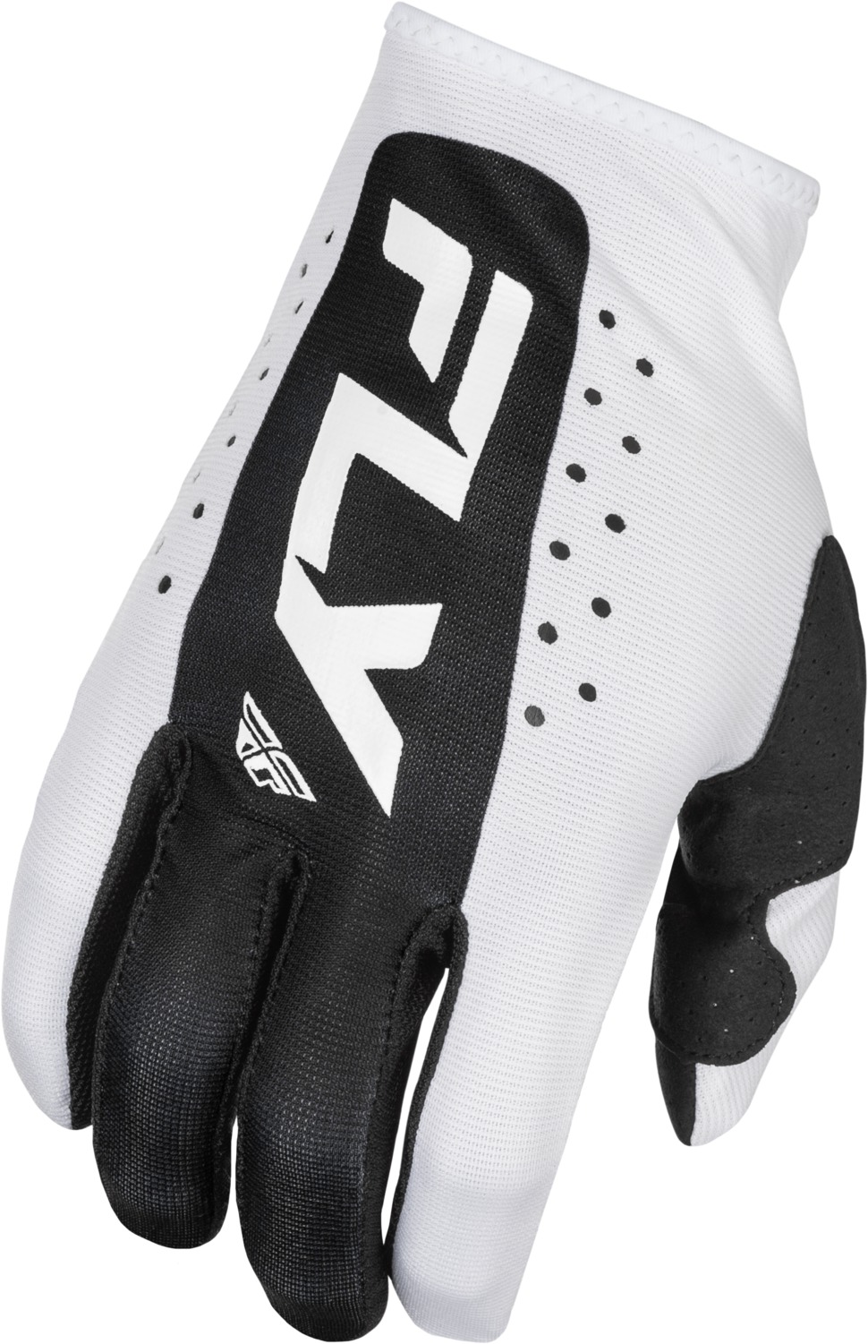 rukavice LITE, FLY RACING - USA (bílá/černá)
