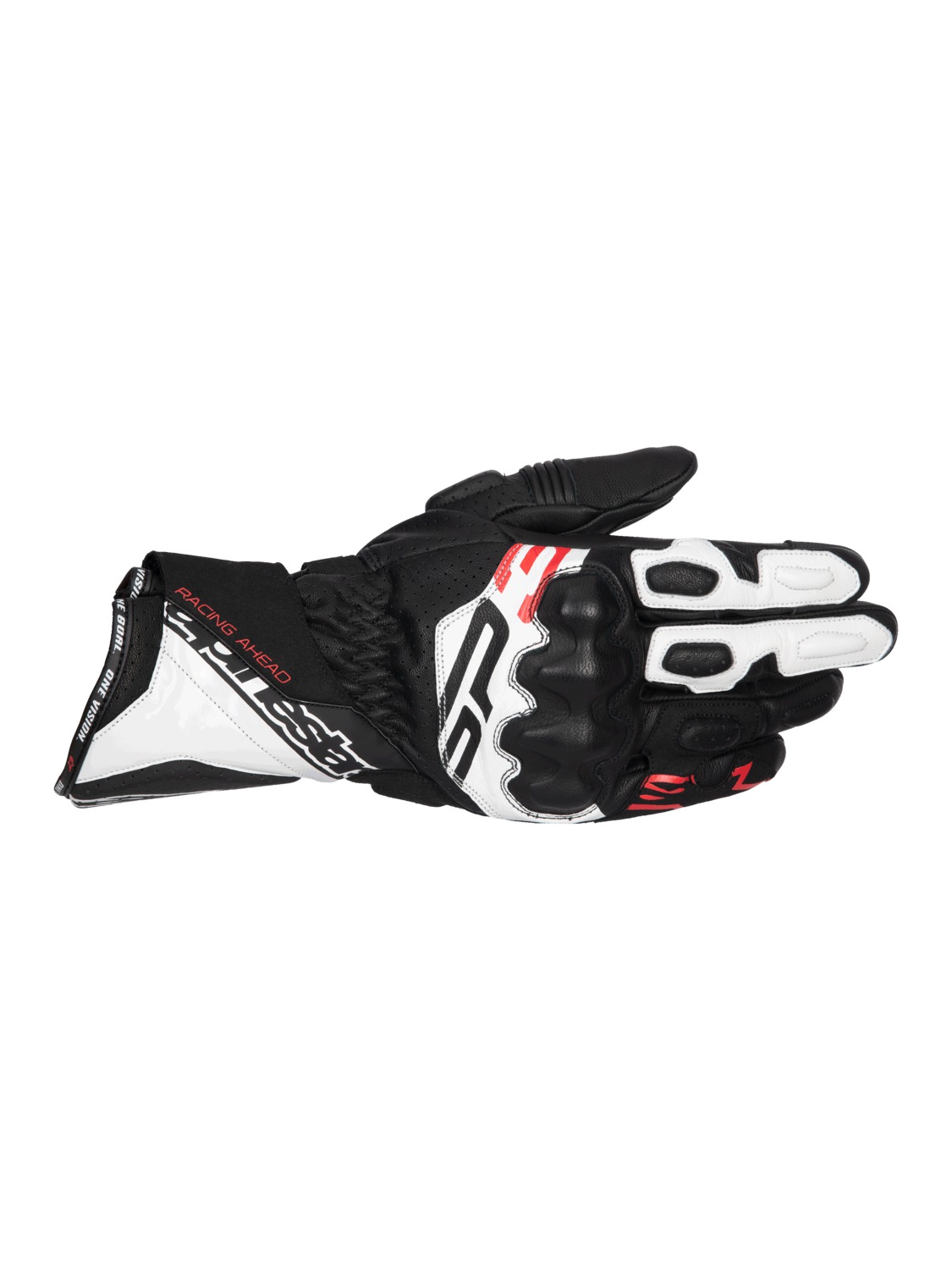 gloves SP-3, ALPINESTARS (black/white/red fluo) 2025