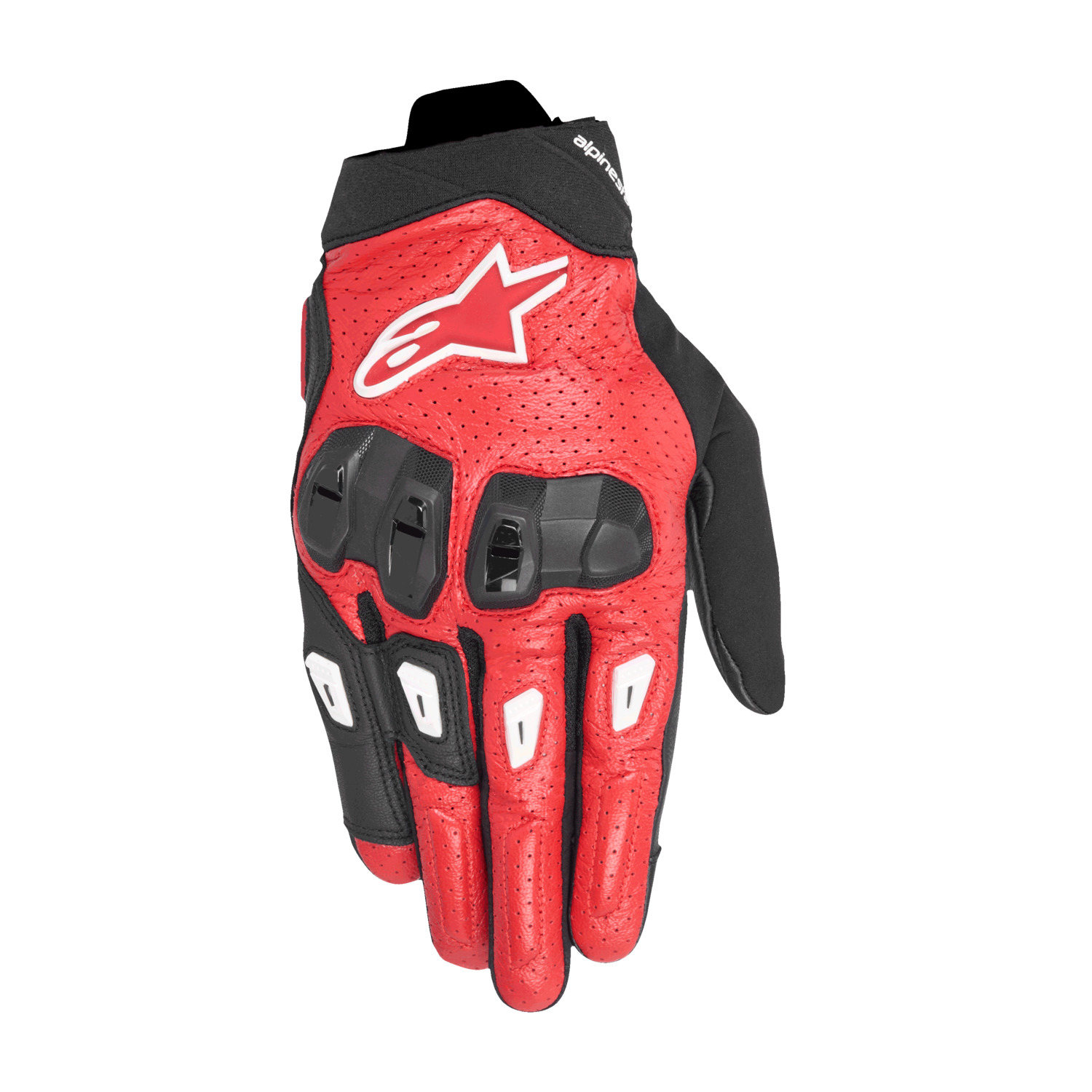 gloves SP X 7, ALPINESTARS (black/bright red/white) 2025