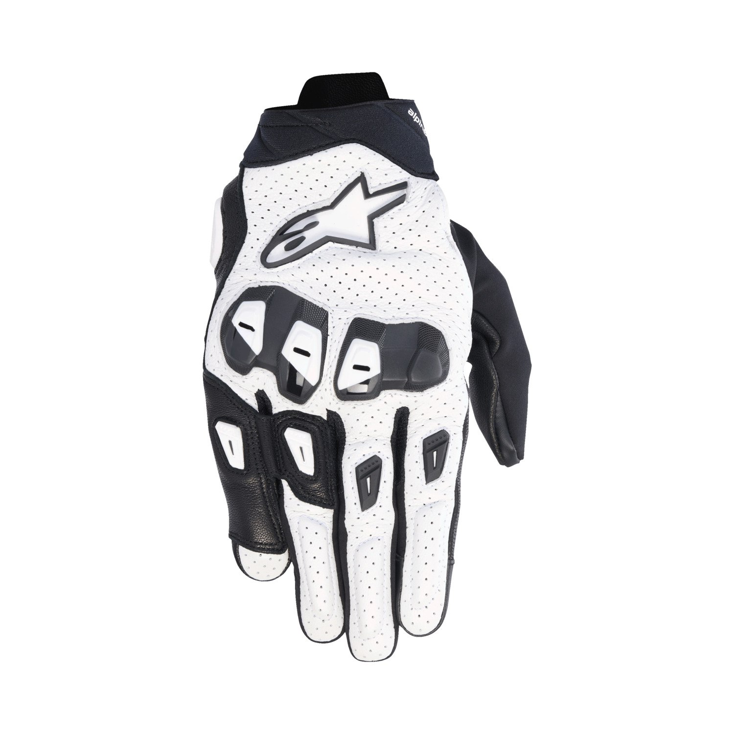 gloves SP X 7, ALPINESTARS (white/black) 2025