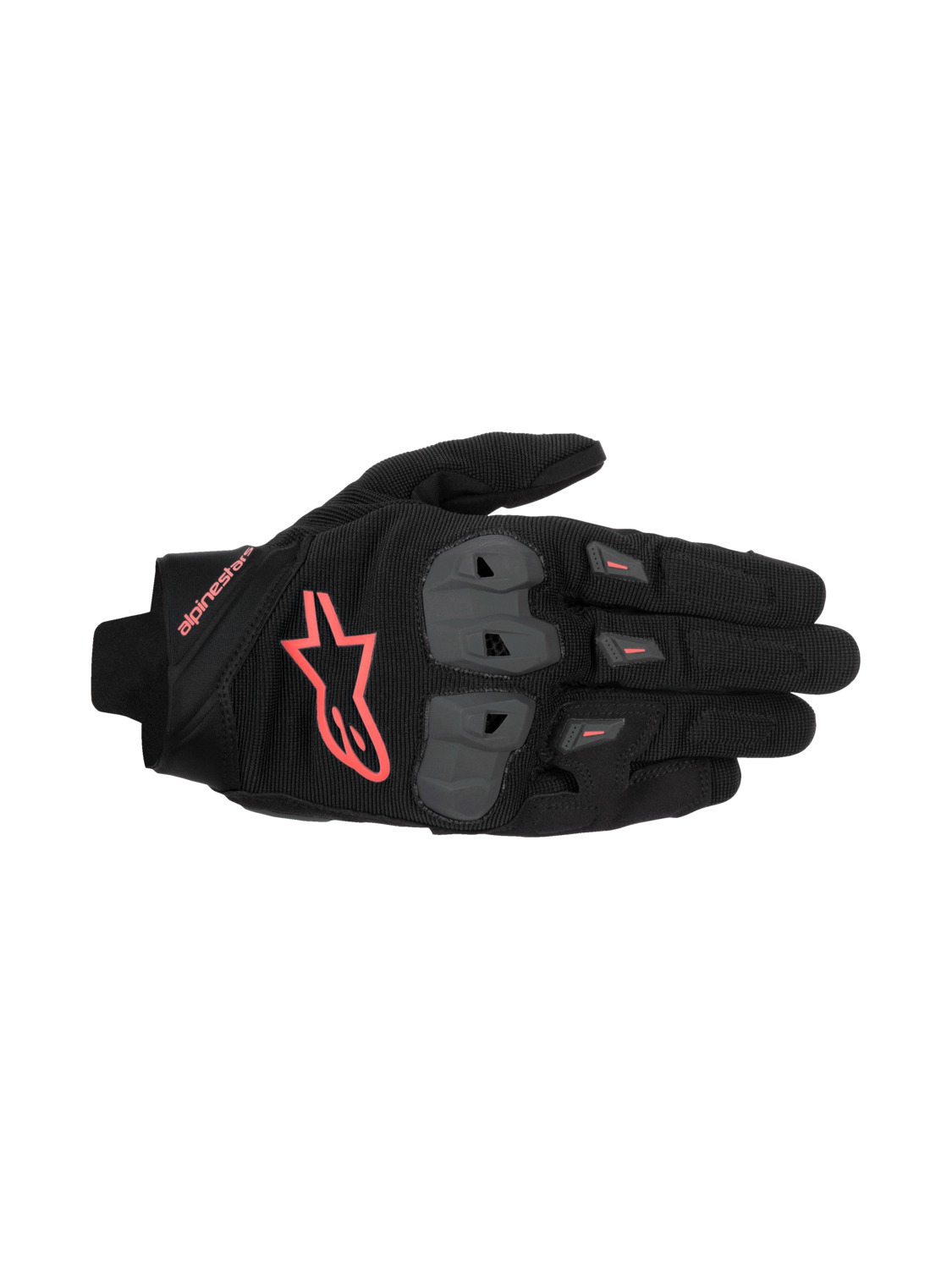 gloves SP X 1, ALPINESTARS (black/red fluo) 2025