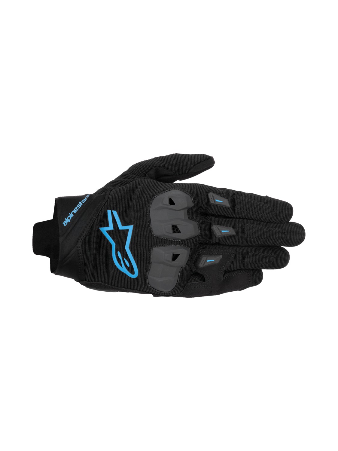 gloves SP X 1, ALPINESTARS (black/blithe blue) 2025