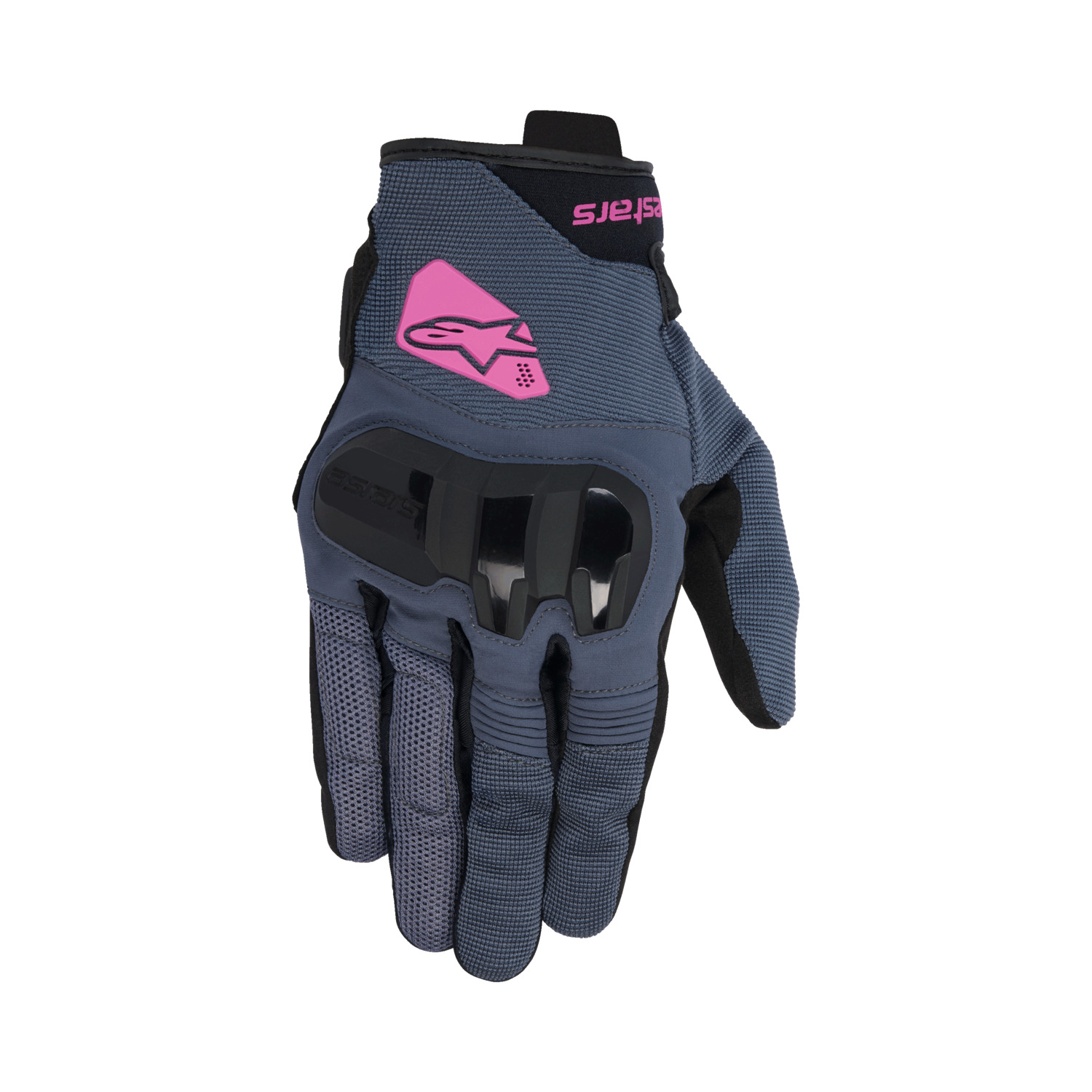 gloves CHROME V2, ALPINESTARS, women (asphalt/black/purple) 2025