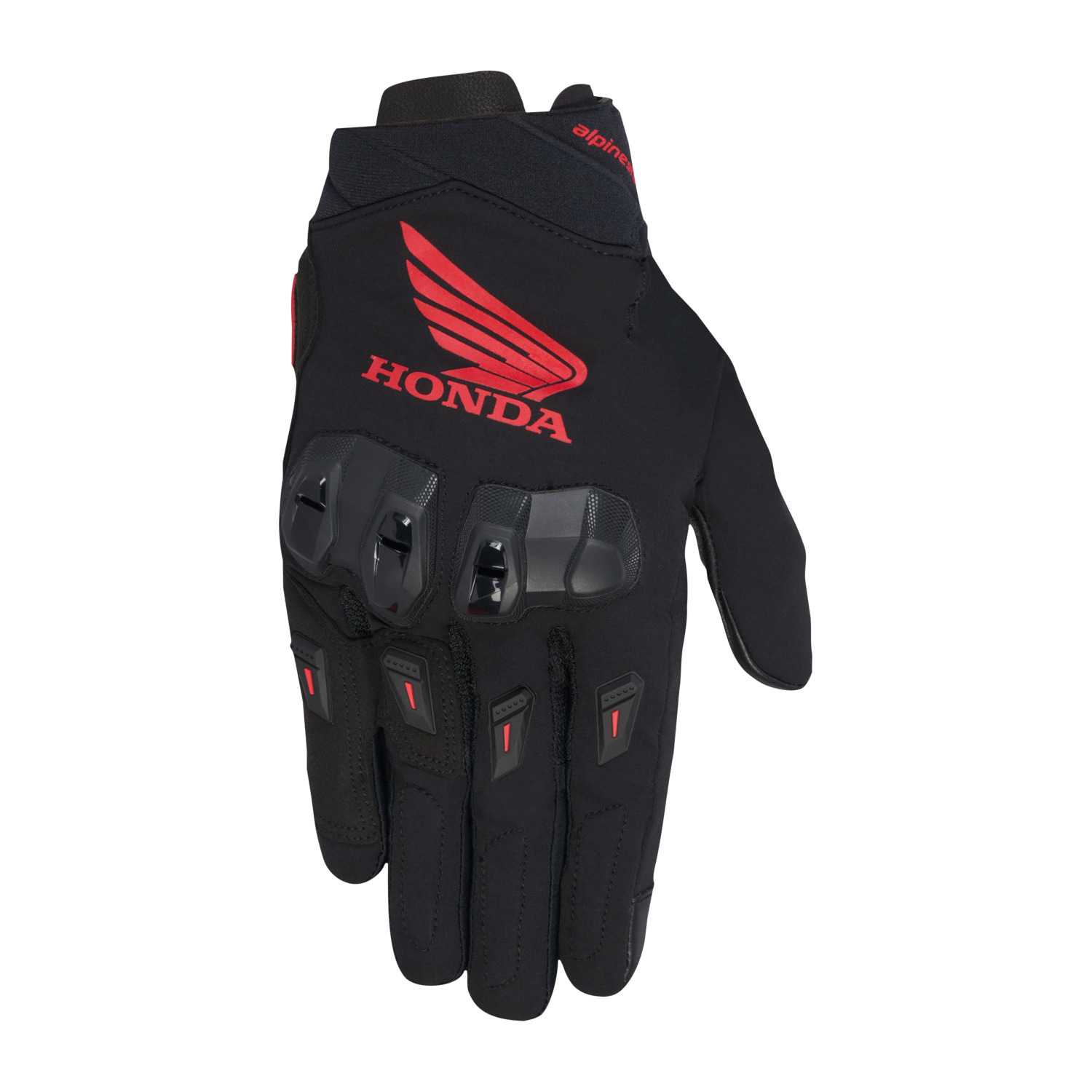 gloves SP X 3 HONDA collection, ALPINESTARS (black/red) 2025
